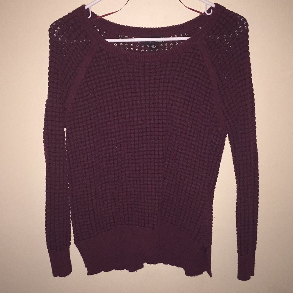 Cozy fall sweater Burgundy